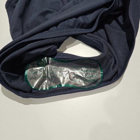 Michael Michael Kors Grommet V-Neck One-Piece Swimsuit Size 14 - Picture 13 of 14